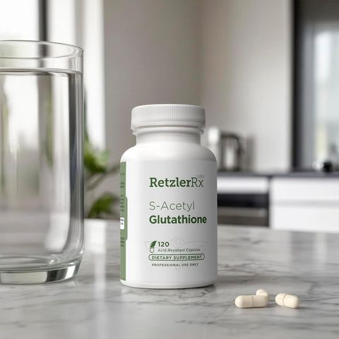 S-Acetyl Glutathione Emothion® – Advanced Antioxidant & Detox Support | RetzlerRx®