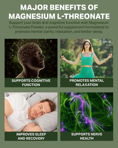 Neuro Magnesium L-Threonate Powder – Brain, Memory & Sleep Support | RetzlerRx® BERRY FLAVOR