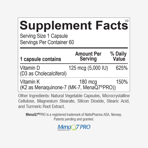 Synergy D3K2 PRO – High-Potency Vitamin D3 + K2 Formula