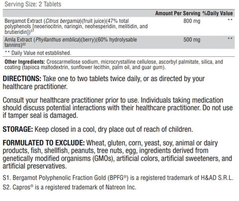 Bergamot Synergy Plus | Heart & Metabolic Wellness Formula