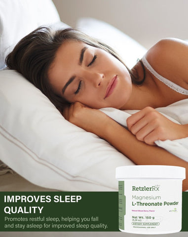 Neuro Magnesium L-Threonate Powder – Brain, Memory & Sleep Support | RetzlerRx® UNFLAVORED