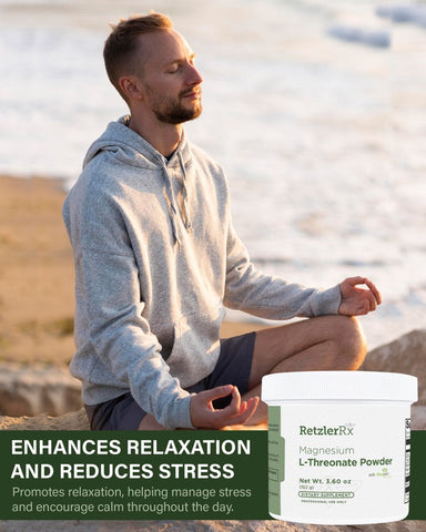 Neuro Magnesium L-Threonate Powder – Brain, Memory & Sleep Support | RetzlerRx® UNFLAVORED