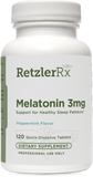 Melatonin 3 mg – Restful Sleep & Relaxation Support | RetzlerRx®