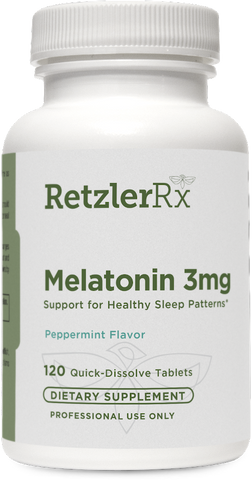 Melatonin 3 mg – Restful Sleep & Relaxation Support | RetzlerRx®
