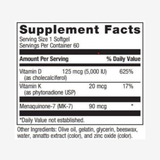 2-in-1 Support – High Potency Vitamin D3 + K2 MK-7 | RetzlerRx®