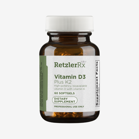 2-in-1 Support – High Potency Vitamin D3 + K2 MK-7 | RetzlerRx®