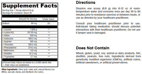AnabolX Amino Acid Complex | EAAs & BCAAs for Muscle Growth FRUIT PUNCH